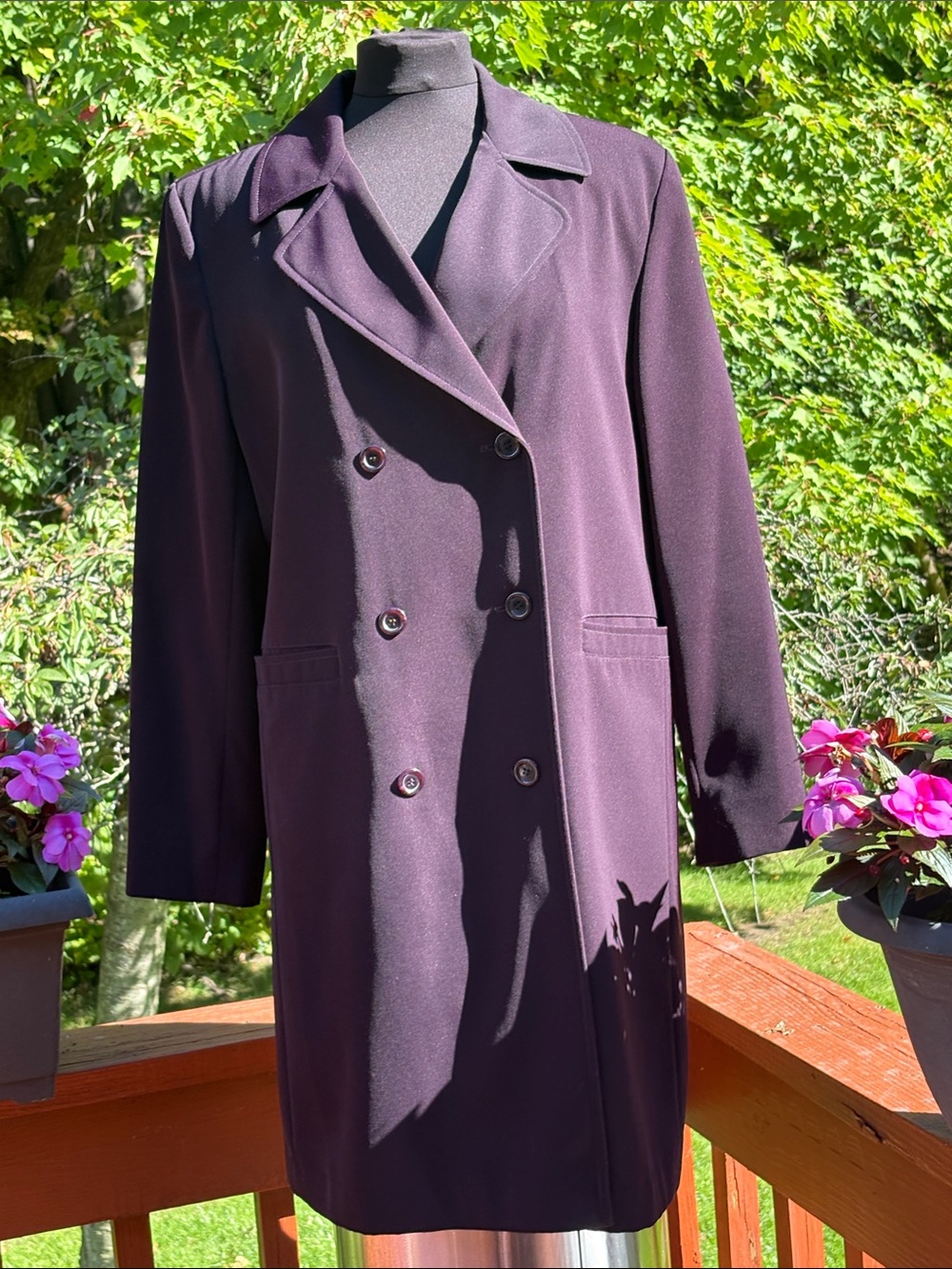 NWOT Galley Purple light weight coat